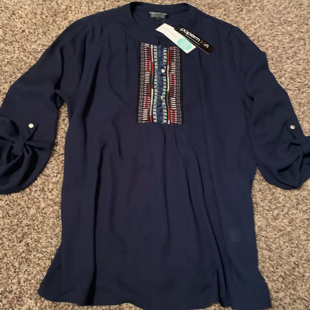 Stitch fix blouse (navy)